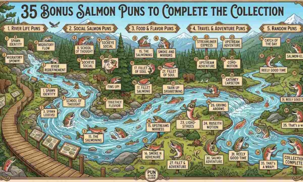 35 Bonus Salmon Puns to Complete the Collection