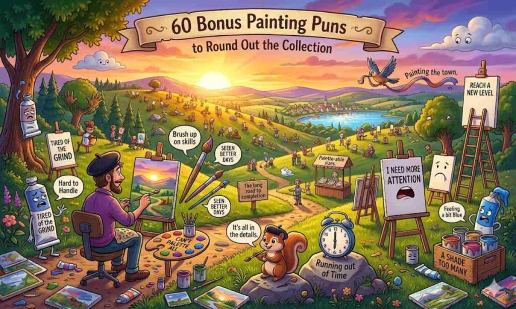 60 Bonus Painting Puns to Round Out the Collection