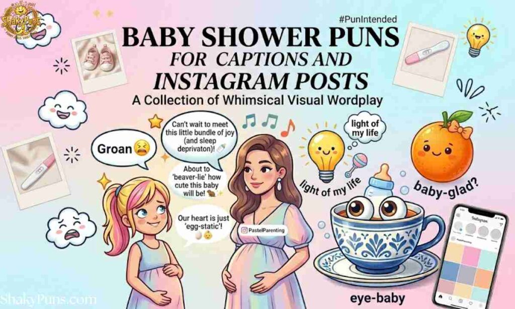 Baby Shower Puns for Captions and Instagram Posts