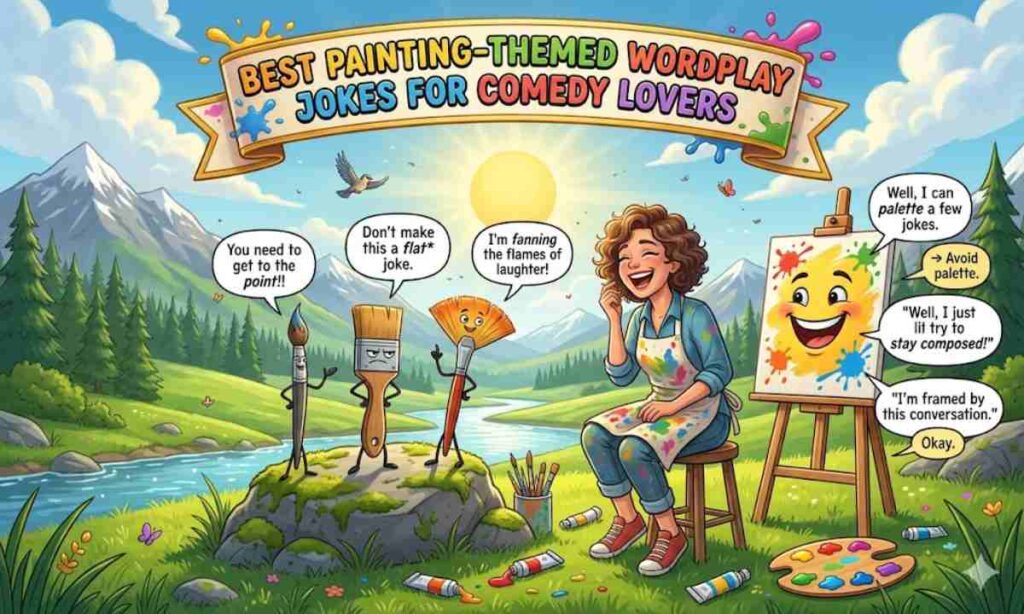 Best Painting-Themed Wordplay Jokes for Comedy Lovers
