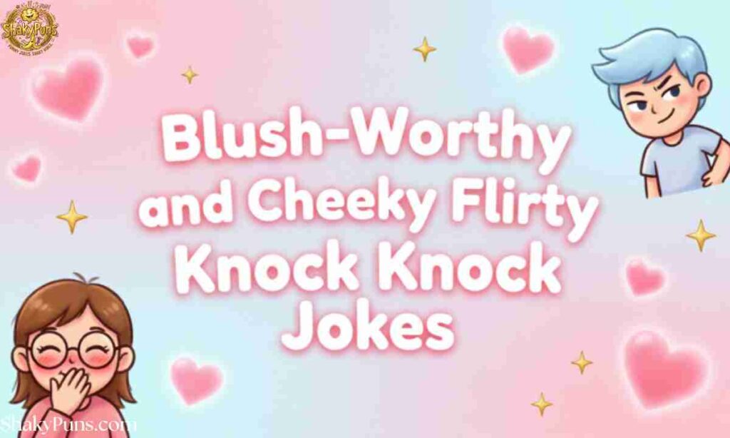 Blush-Worthy and Cheeky Flirty Knock Knock Jokes