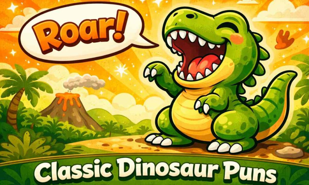 Classic Dinosaur Puns to Roar With Laughter