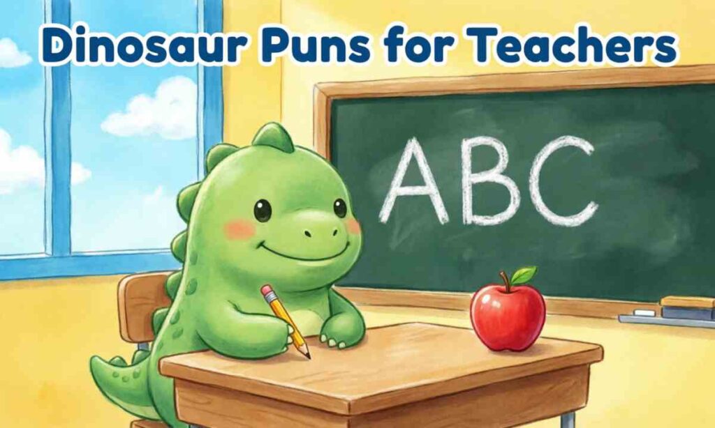 Dinosaur Puns for Teachers and Classrooms