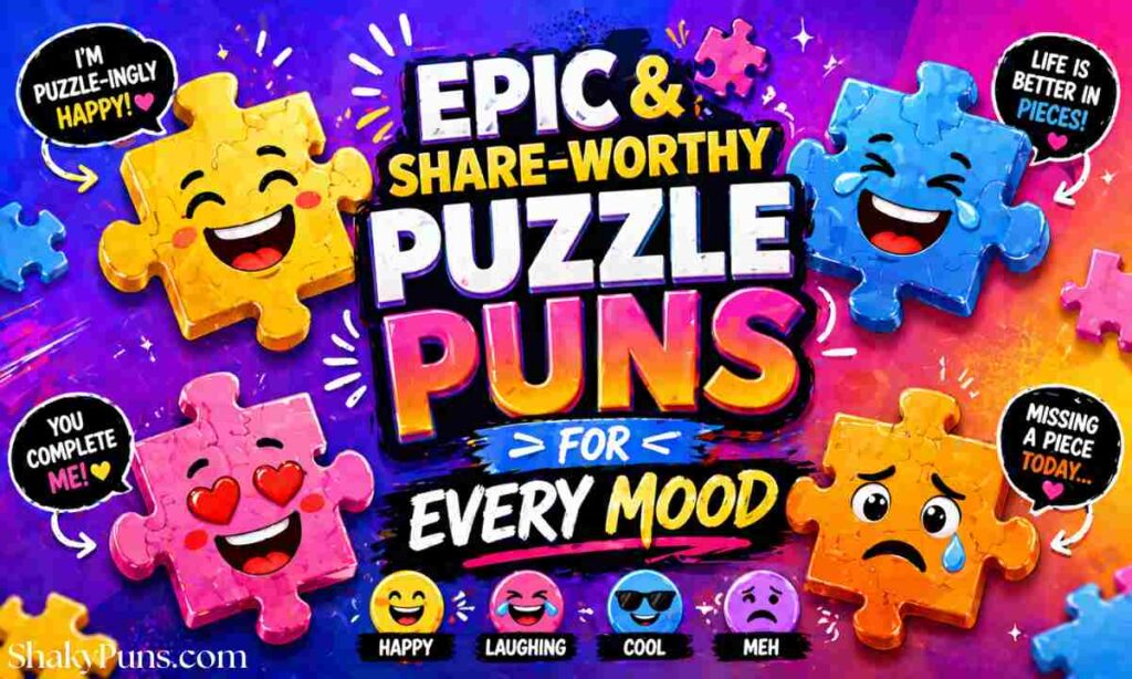 Epic & Share-Worthy Puzzle Puns for Every Mood