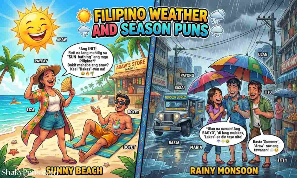 Filipino Weather and Season Pun