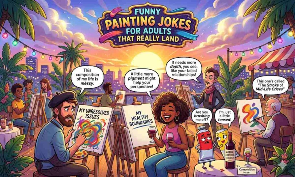 Funny Painting Jokes for Adults That Really Land