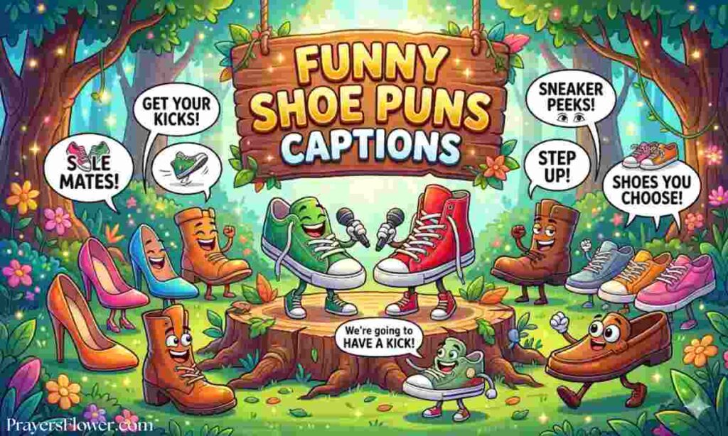 Funny Shoe Puns Captions