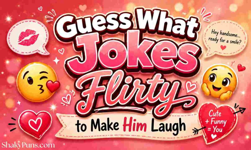 Guess What Jokes Flirty to Make Him Laugh