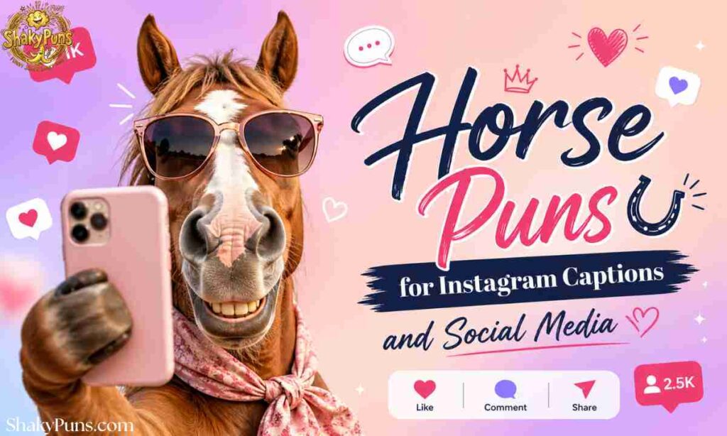 Horse Puns for Instagram Captions and Social Media