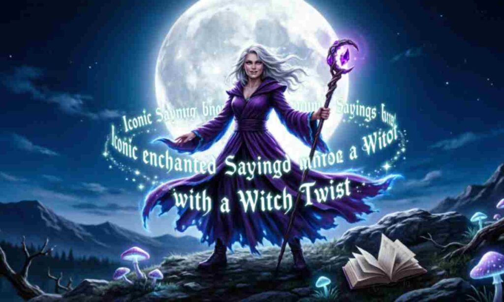 Iconic Sayings with a Witch Twist