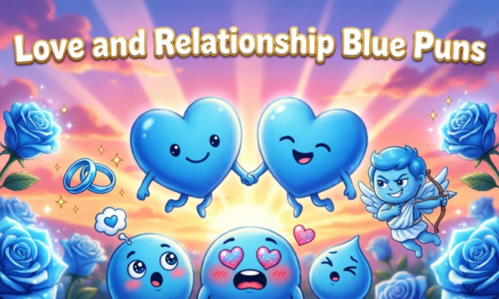 Love and Relationship Blue Puns