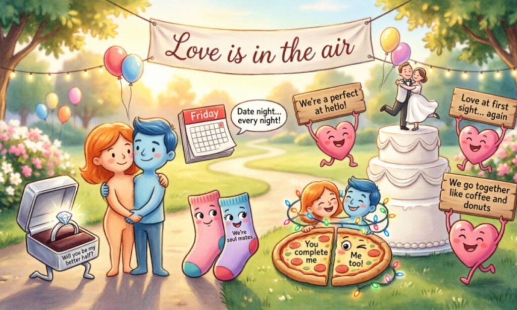 Relationship Puns Partnering with Humour