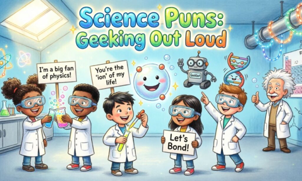 Science Puns Geeking Out Loud