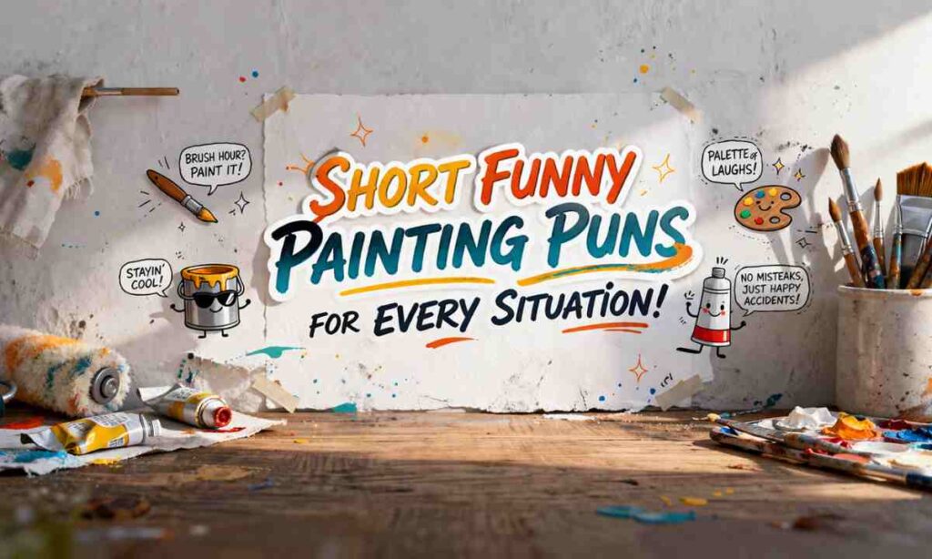 Short Funny Painting Puns for Every Situation