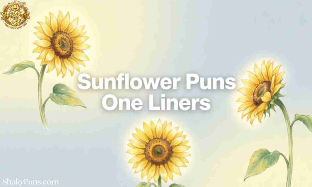 Sunflower Puns One Liners