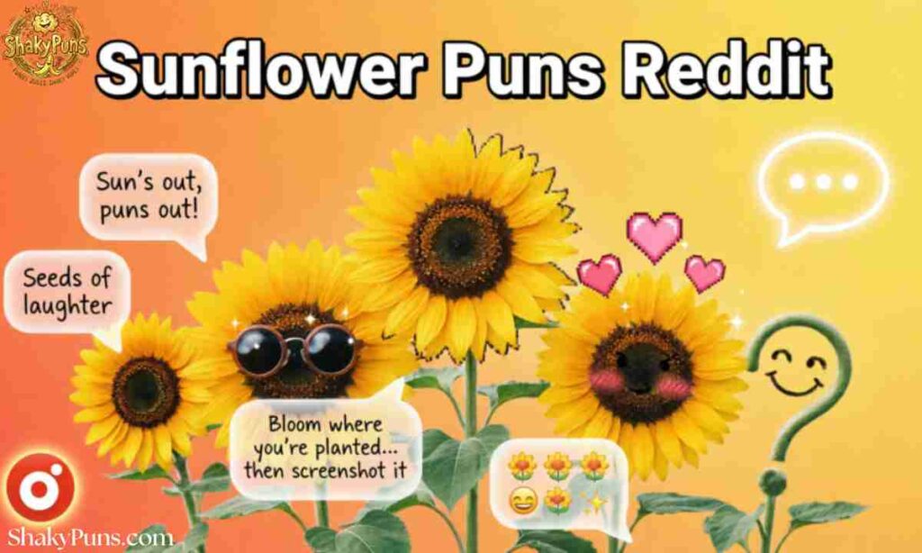 Sunflower Puns Reddit