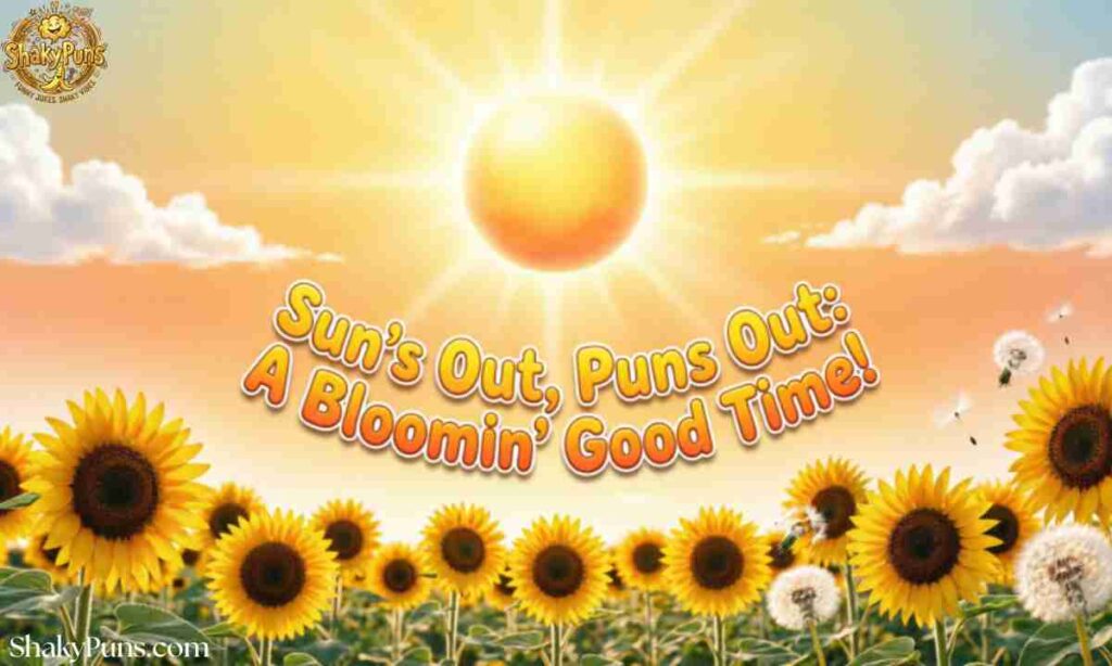 Sun's Out, Puns Out A Bloomin' Good Time!