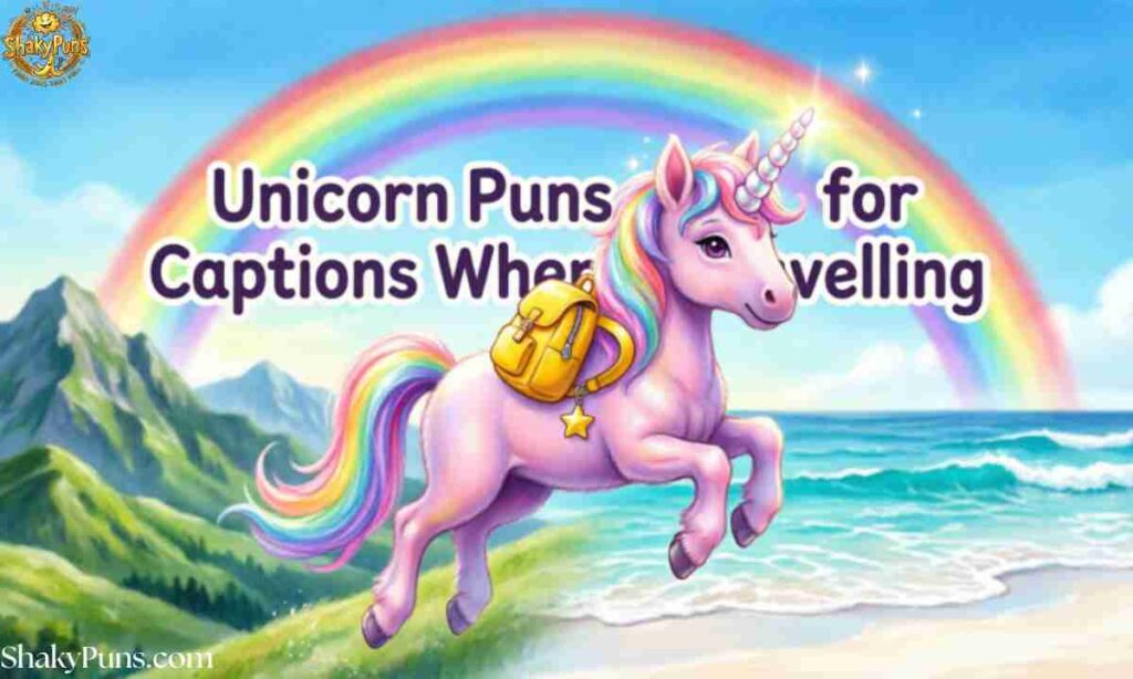 Unicorn Puns for Captions When Travelling