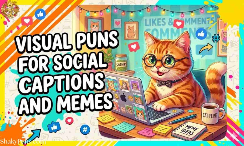 Visual Puns for Social Media Captions and Memes