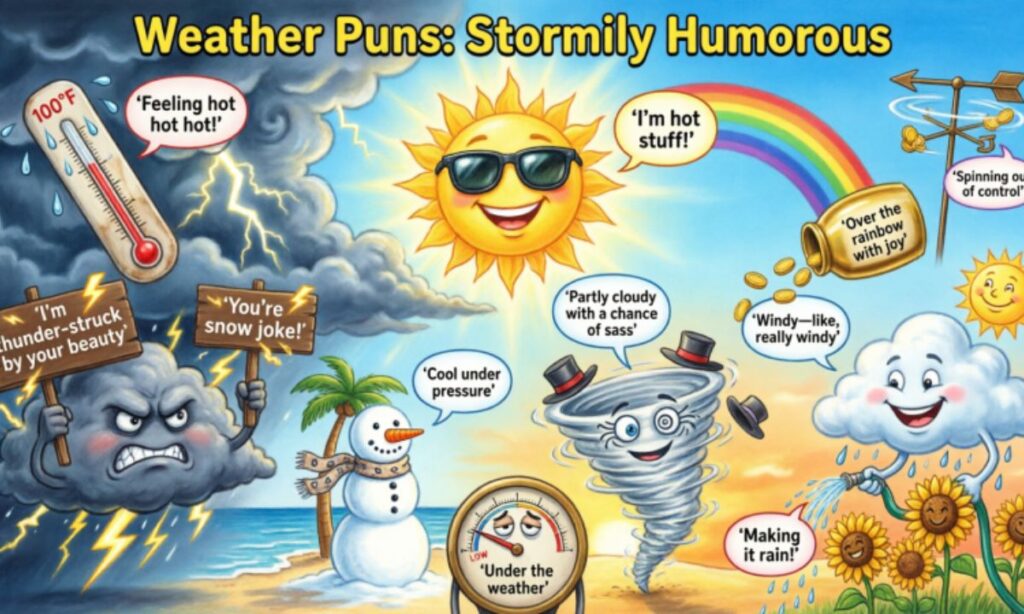 Weather Puns Stormily Humorous