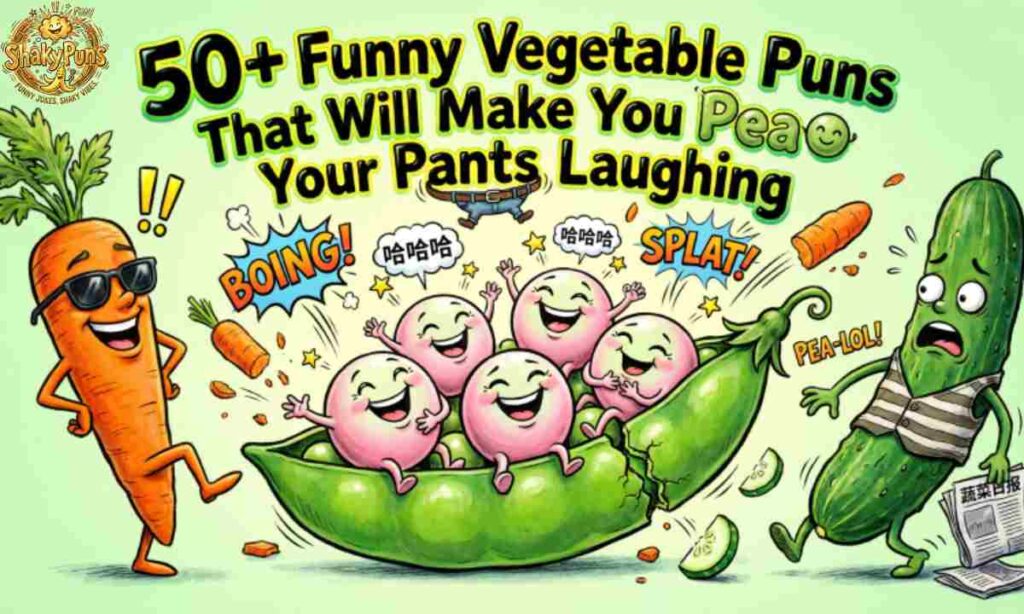 50+ Funny Vegetable Puns That Will Make You Pea Your Pants Laughing