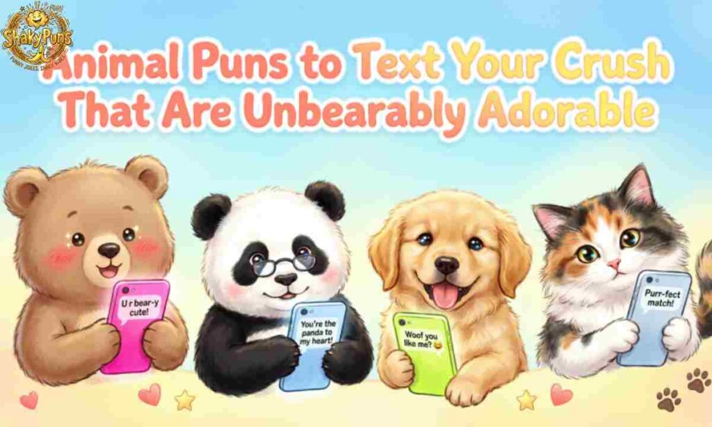 Animal Puns to Text Your Crush That Are Unbearably Adorable