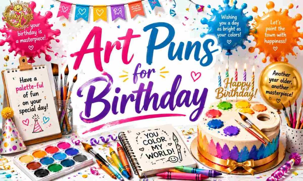 Art Puns for Birthday