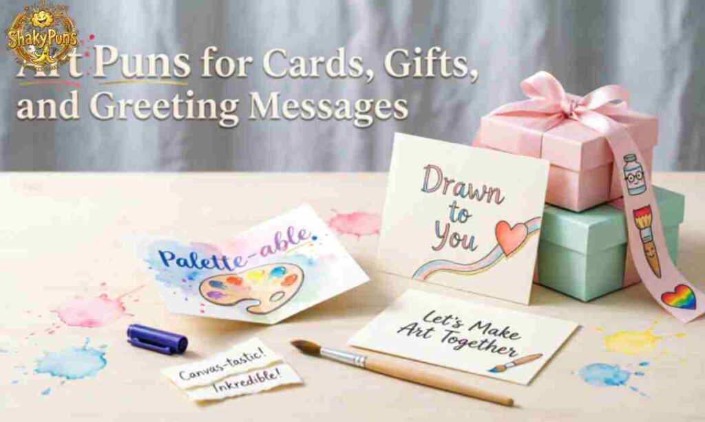 Art Puns for Cards, Gifts, and Greeting Messages