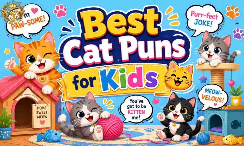 Best Cat Puns for Kids 😺