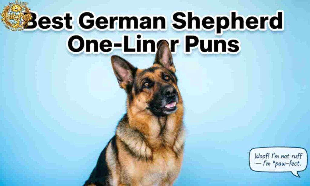 Best German Shepherd One-Liner Puns