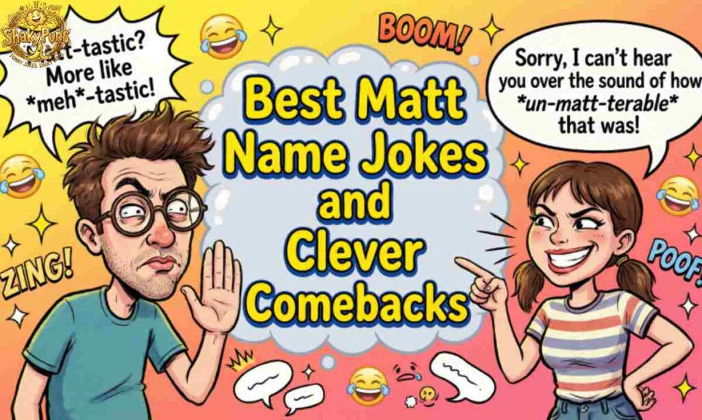 Best Matt Name Jokes and Clever Comebacks