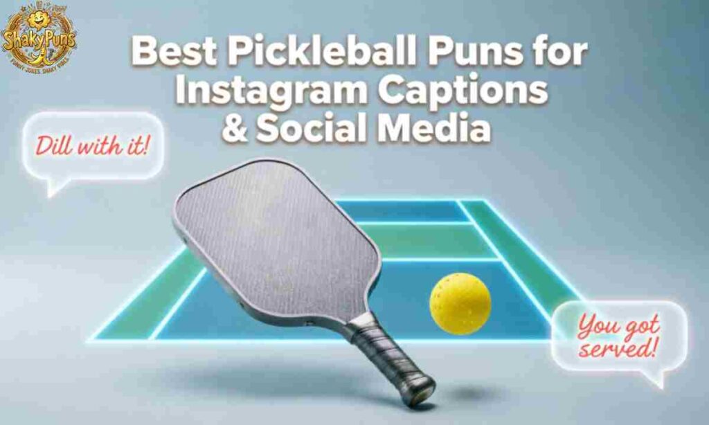Best Pickleball Puns for Instagram Captions & Social Media