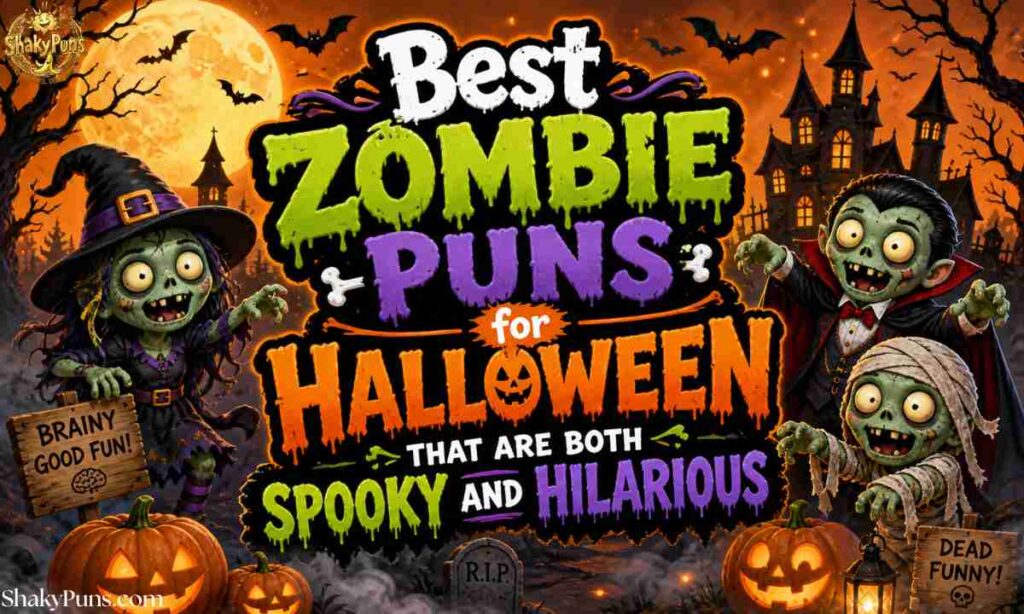 Best Zombie Puns for Halloween That Are Both Spooky and Hilarious