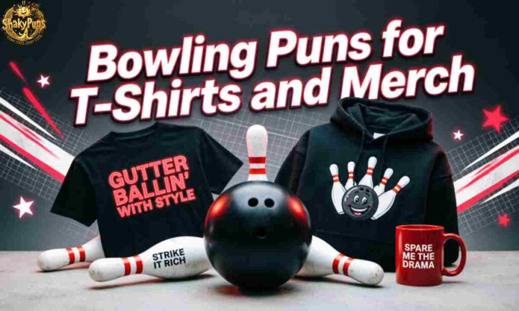 Bowling Puns for T-Shirts and Merch