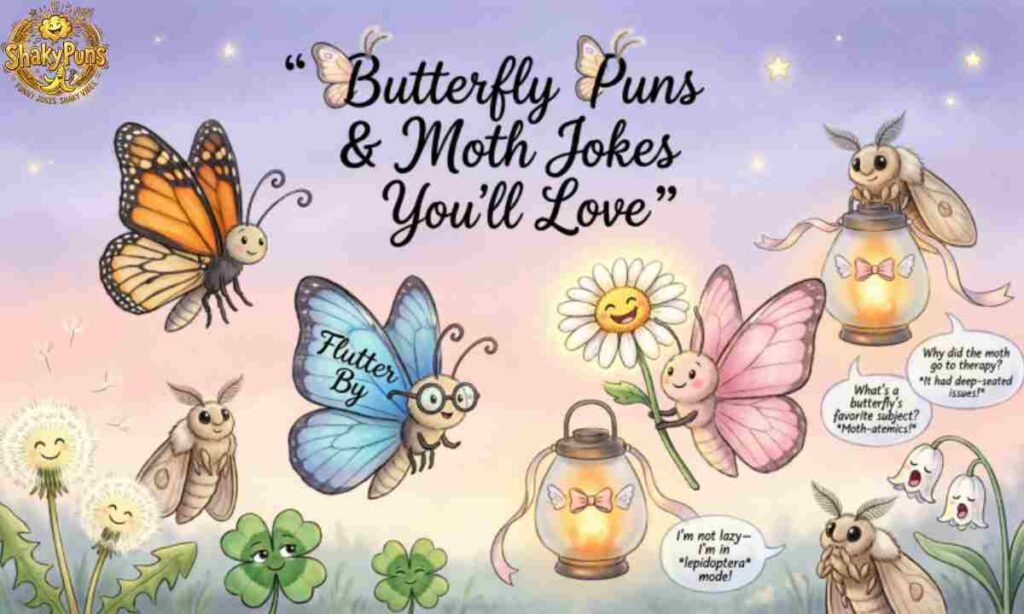 Butterfly Puns & Moth Jokes You'll Love