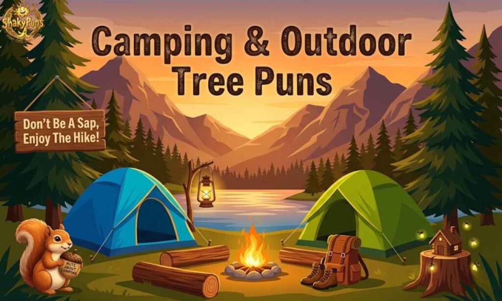 Camping & Outdoor Tree Puns