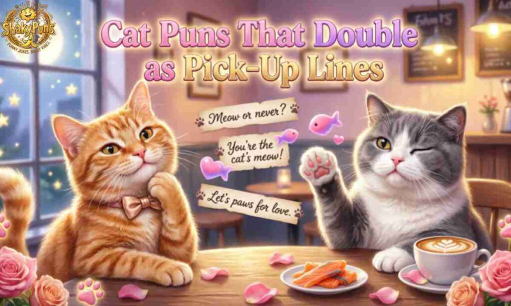 Cat Puns That Double as Pick-Up Lines