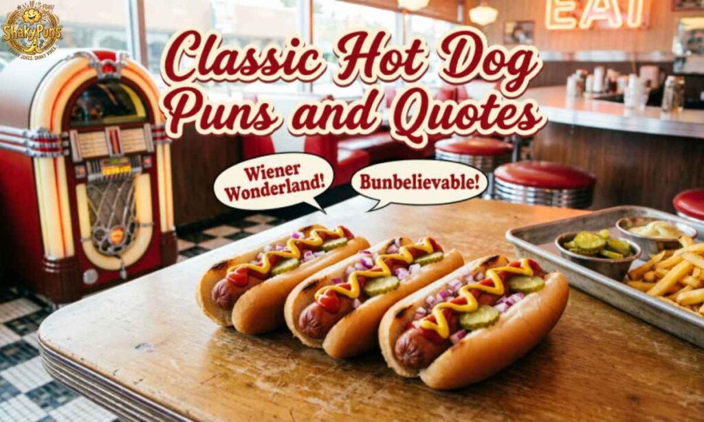 Classic Hot Dog Puns and Quotes