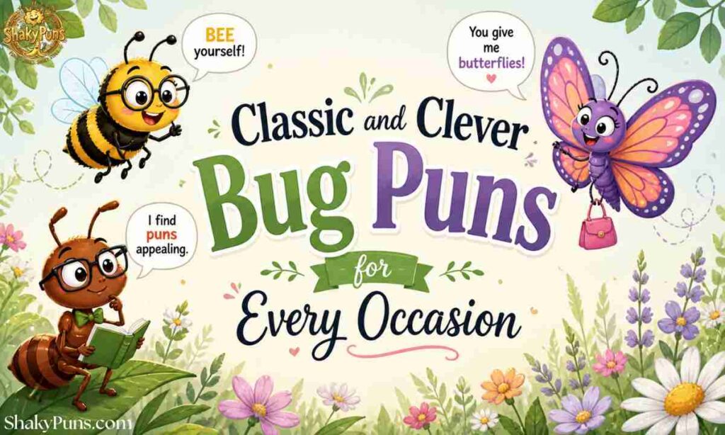 Classic and Clever Bug Puns for Every Occasion