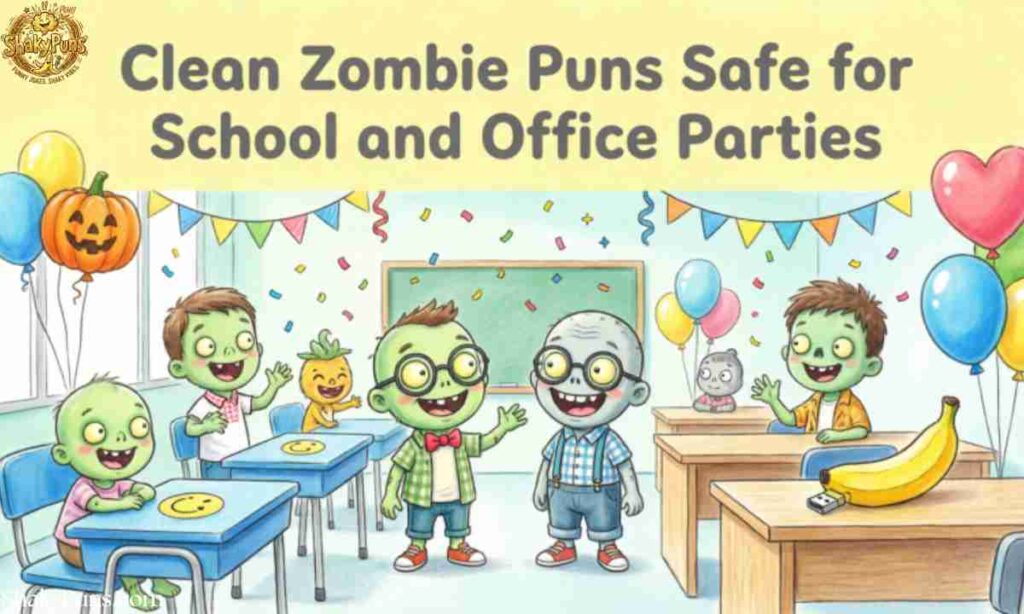 Clean Zombie Puns Safe for School and Office Parties