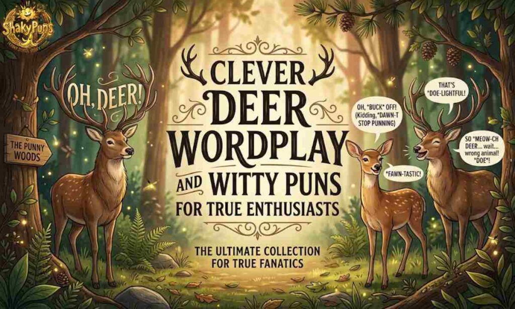 Clever Deer Wordplay and Witty Puns for True Enthusiasts