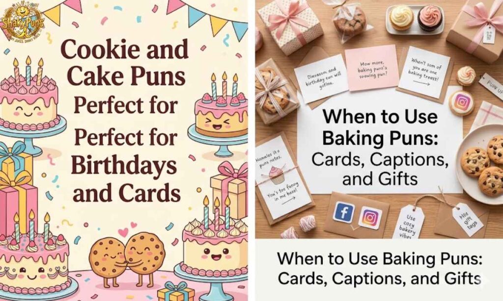 Cookie and Cake Puns Perfect for Birthdays and Cards