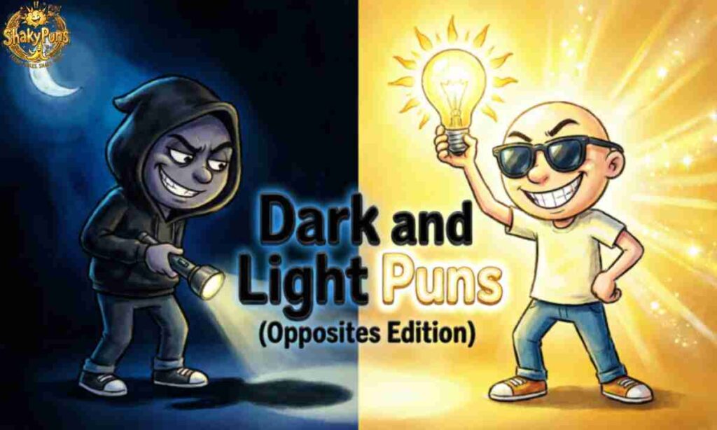 Dark and Light Puns (Opposites Edition)