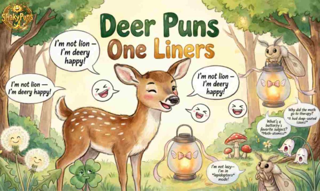 Deer Puns One Liners
