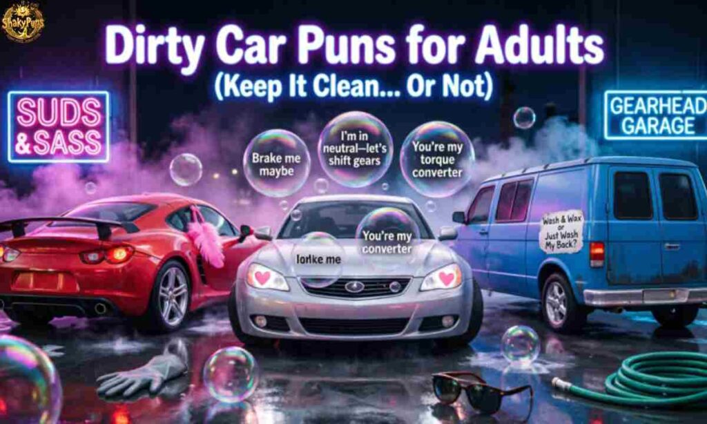 Dirty Car Puns for Adults (Keep It Clean… Or Not)