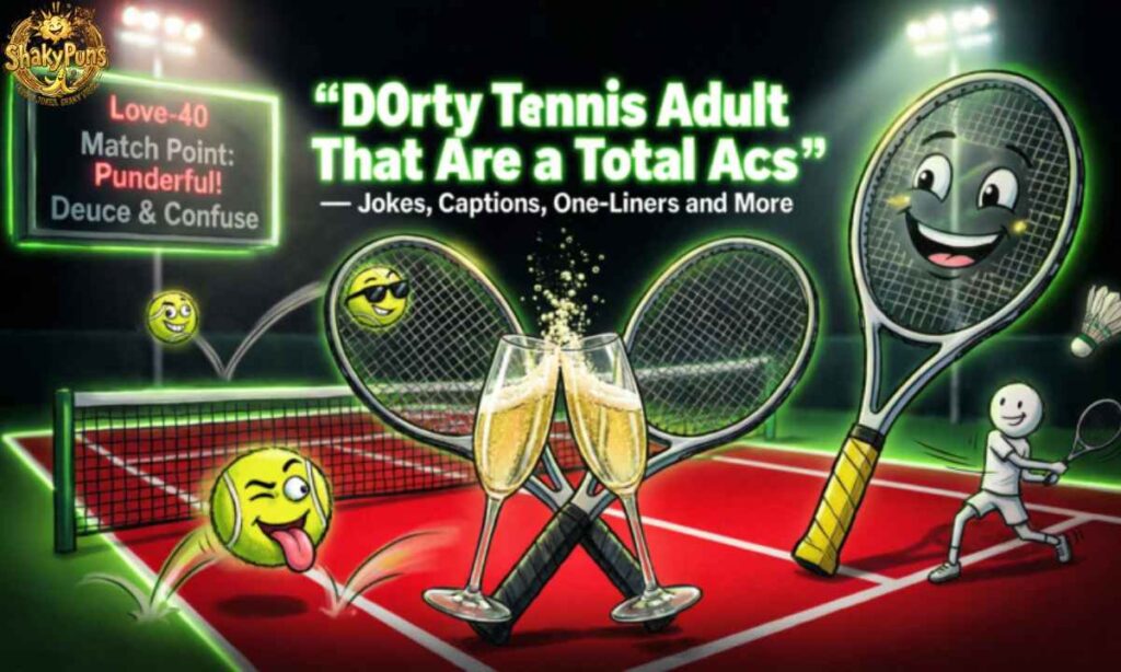 Dirty and Adult Tennis Puns