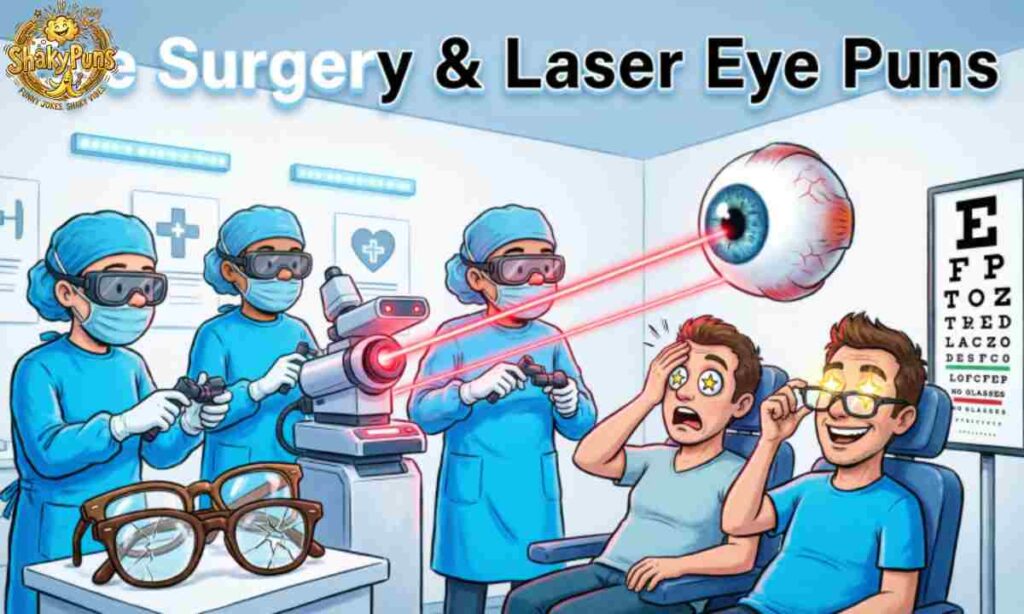 Eye Surgery & Laser Eye Puns