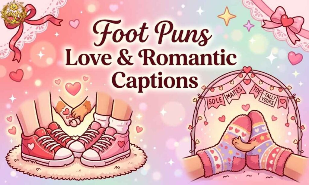 Foot Puns Love & Romantic Captions