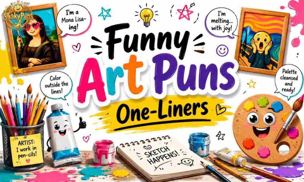 Funny Art Puns One-Liners