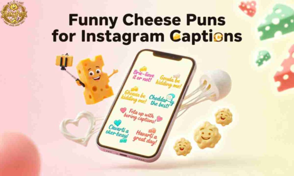 Funny Cheese Puns for Instagram Captions